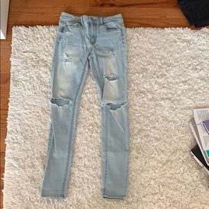 Hi rise jegging AE size 4